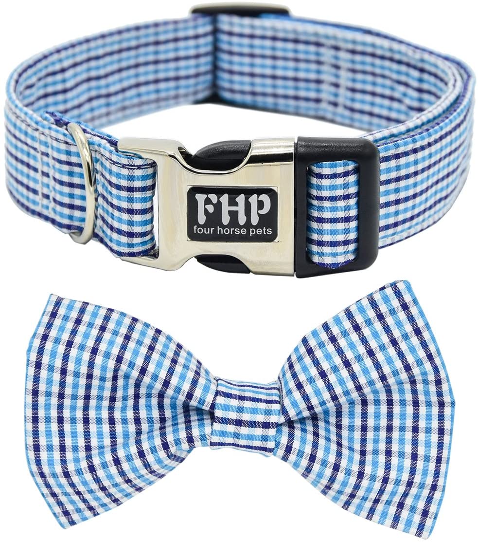 Fourhorse Cute Soft Dog with Bowtie