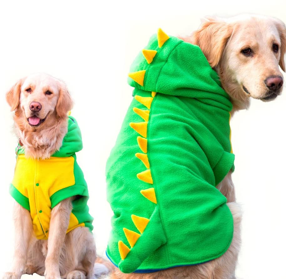 Fladorepet Funny Halloween Big Large Dog Dinosaur Costume
