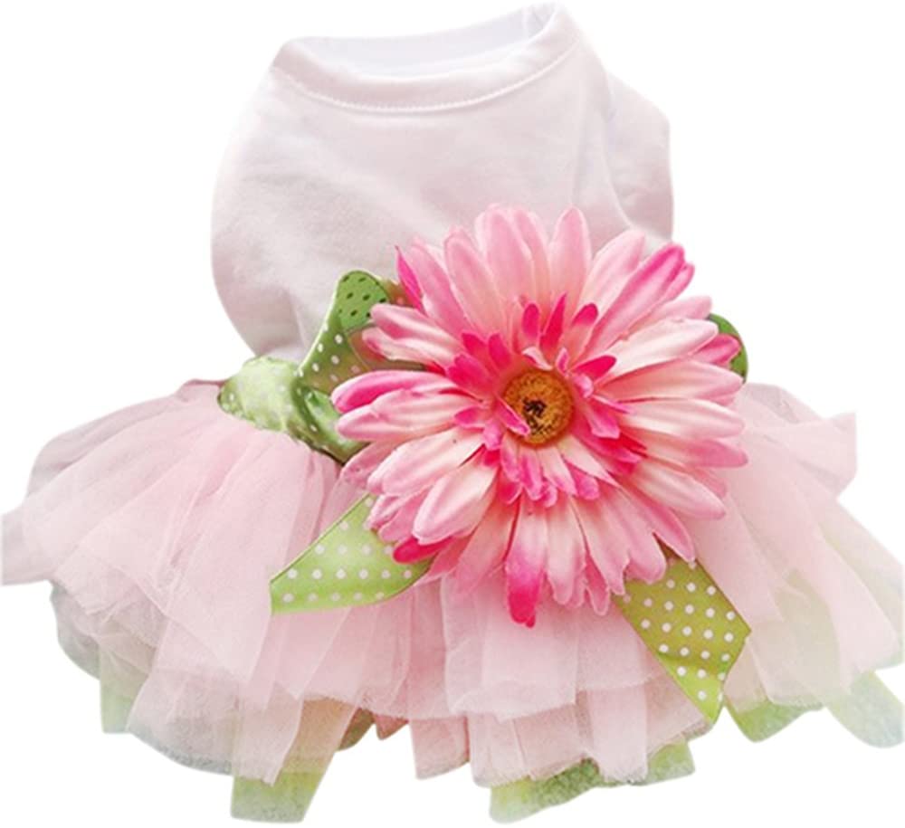 Sanwood Daisy Flower Gauze Tutu Dress