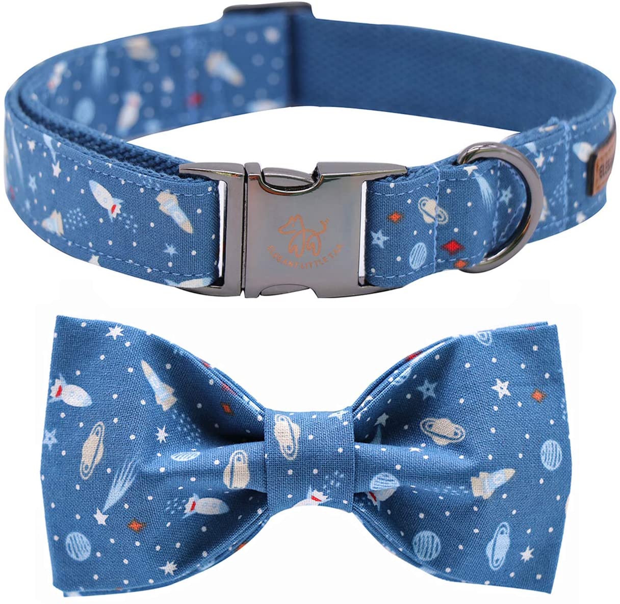 Elegant little tail Dog Collar with Bow
