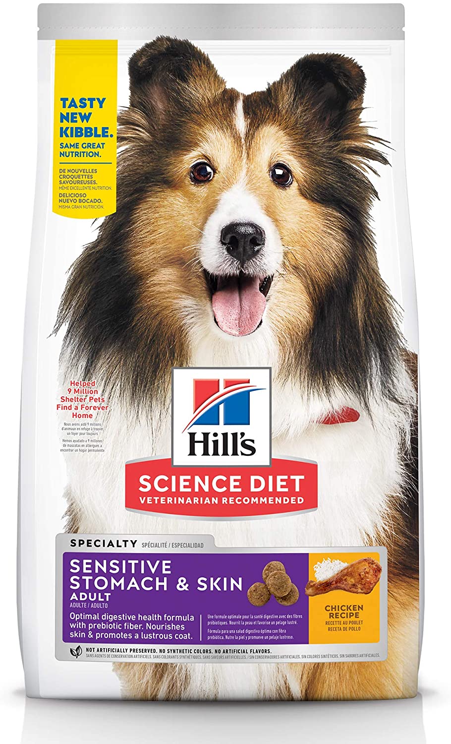 Hill's Science Diet, Adult Sensitive Stomach & Skin Chicken Recipe Dry Dog Food