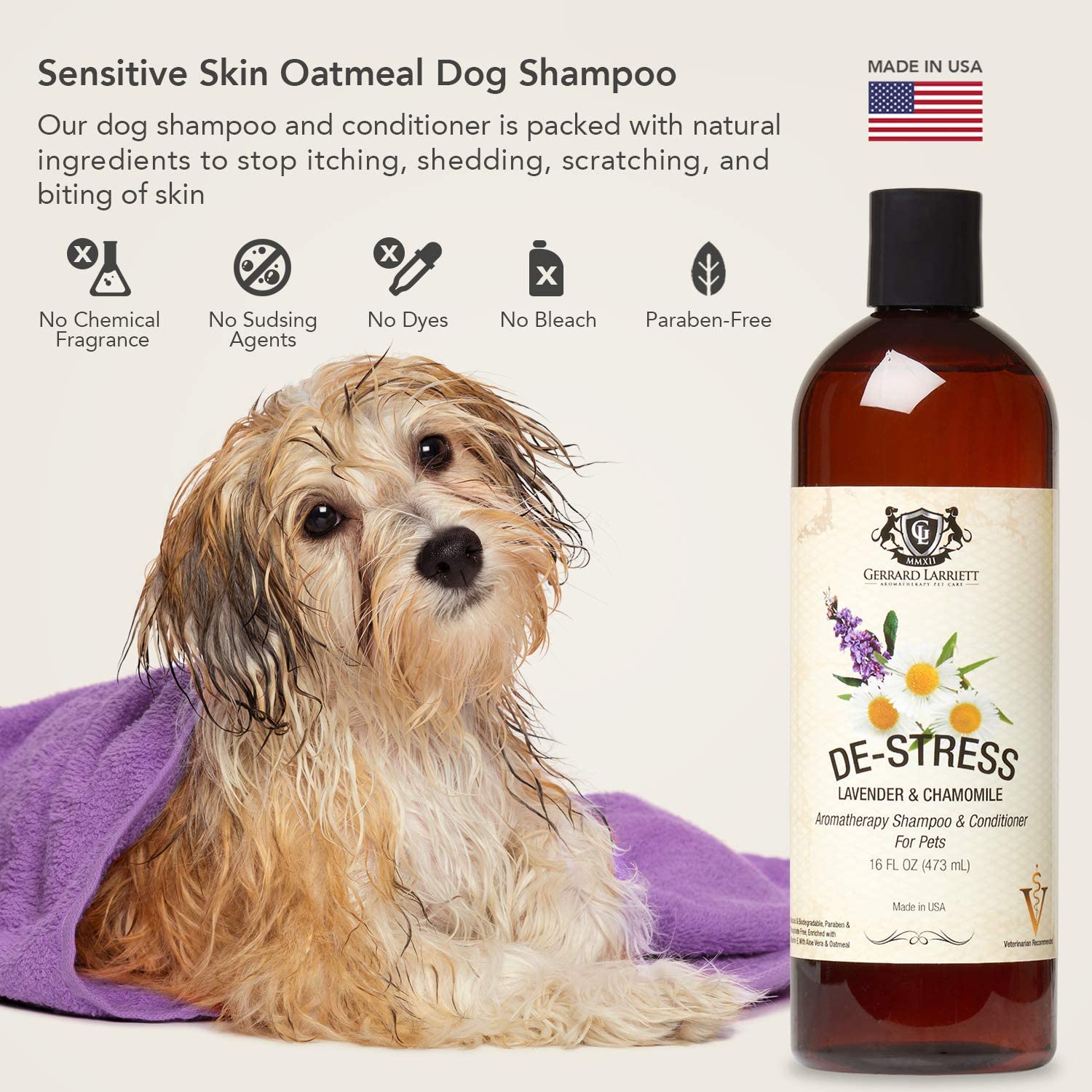 Aromatherapy Shampoo & Conditioner for Pets Dog Shampoo