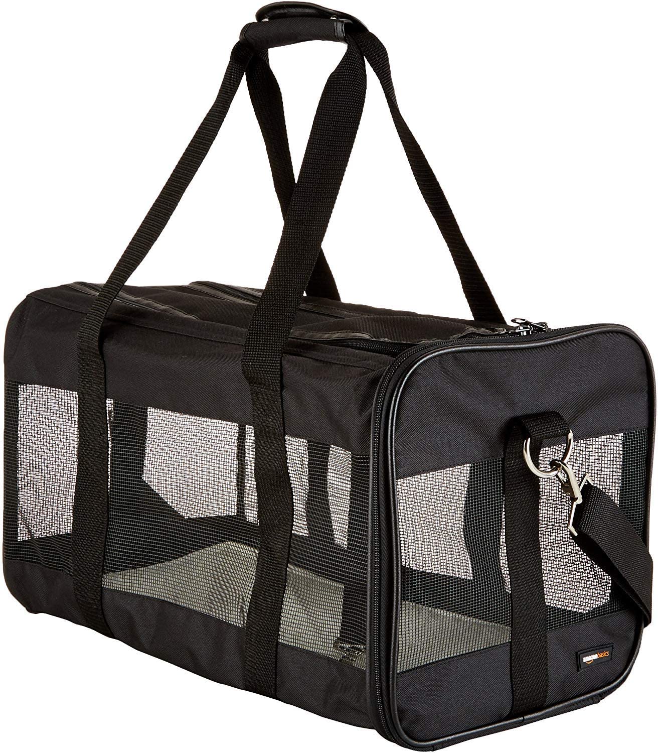 AmazonBasics Soft-Sided Mesh Pet Travel Carrier