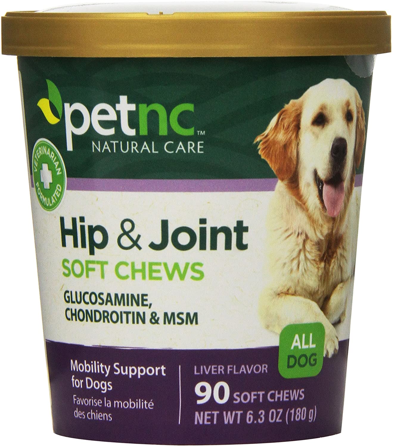 PetNC Natural Care Hip and Joint Soft Chews for Dogs