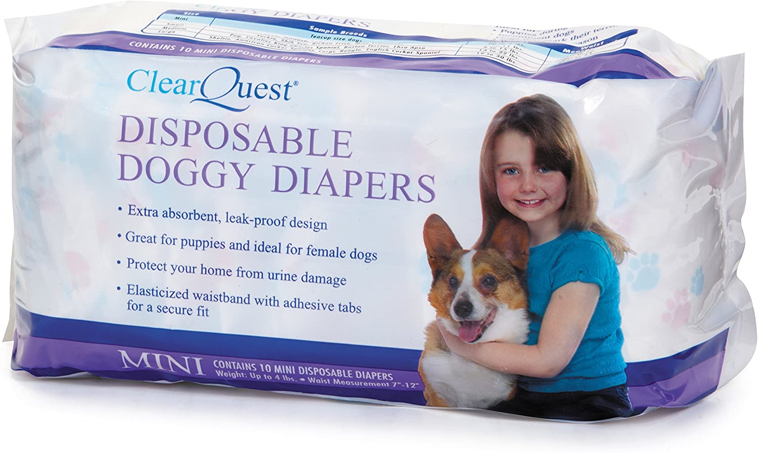 ClearQuest Disposable Dog Diapers