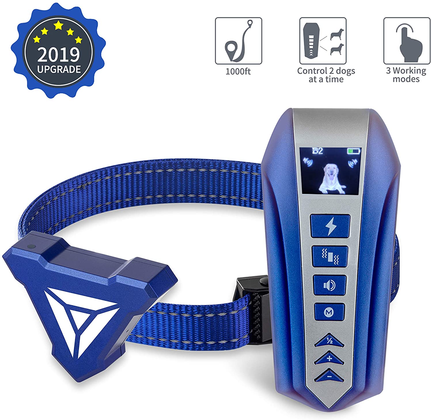 A+ TRAINERROOPZ Dog Training Collar with Remote