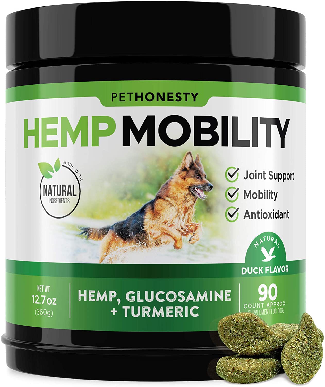 PetHonesty Hemp Hip & Joint Supplement for Dogs