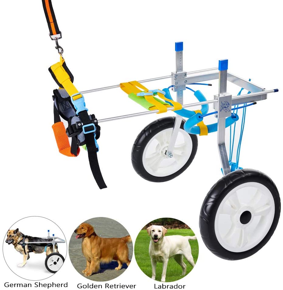 HiHydro 6 Types Cart Pet Wheelchair for Large Dog