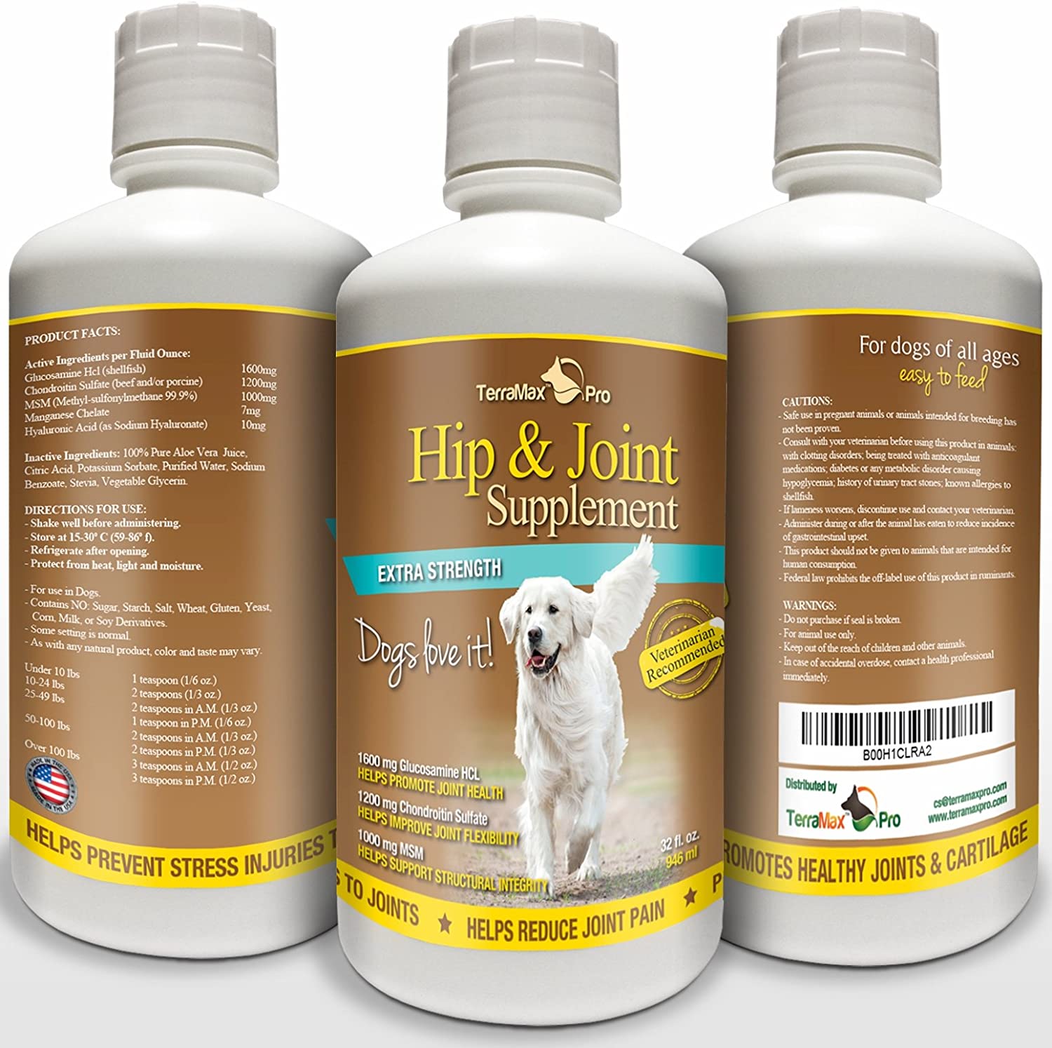 TerraMax Pro Best Hip and Joint Supplement for Dogs