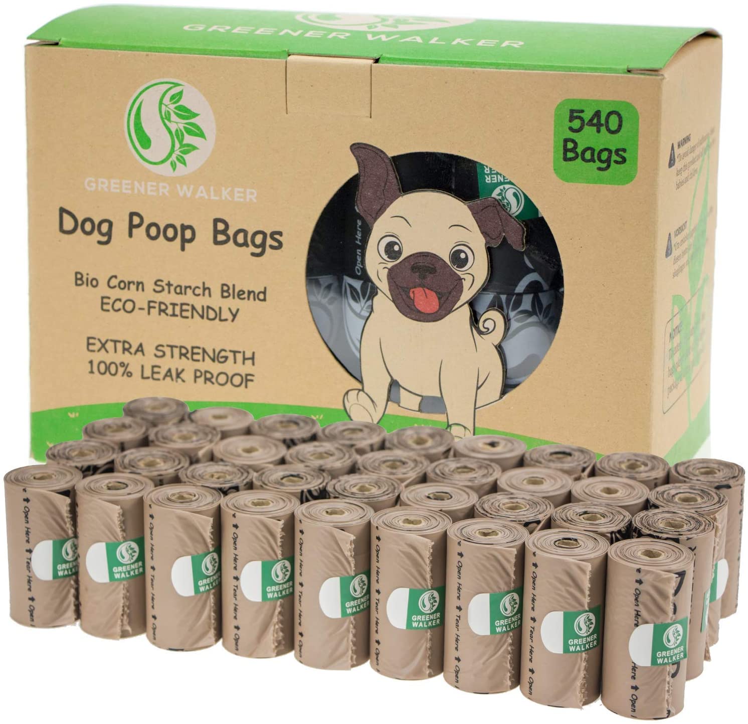 Greener Walker Poop Bags for Dog Waste